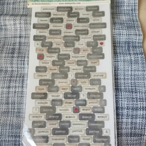מדבקות עם כיתוב סטמפריה