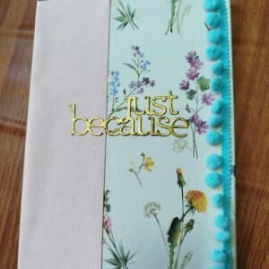 יומן "just because" בוטני עם פרחים