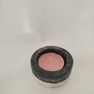מחזיק נר קטן בגוון עוגיה